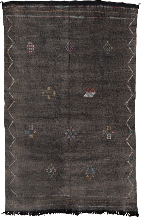 Vintage Cactus Kilim Area Rug (5' x 9')